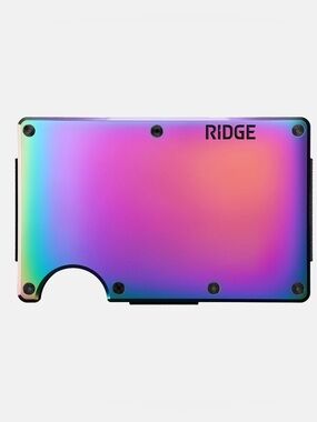 Ridge RFID Blocking Wallet, Iridescent, NWT, NIB